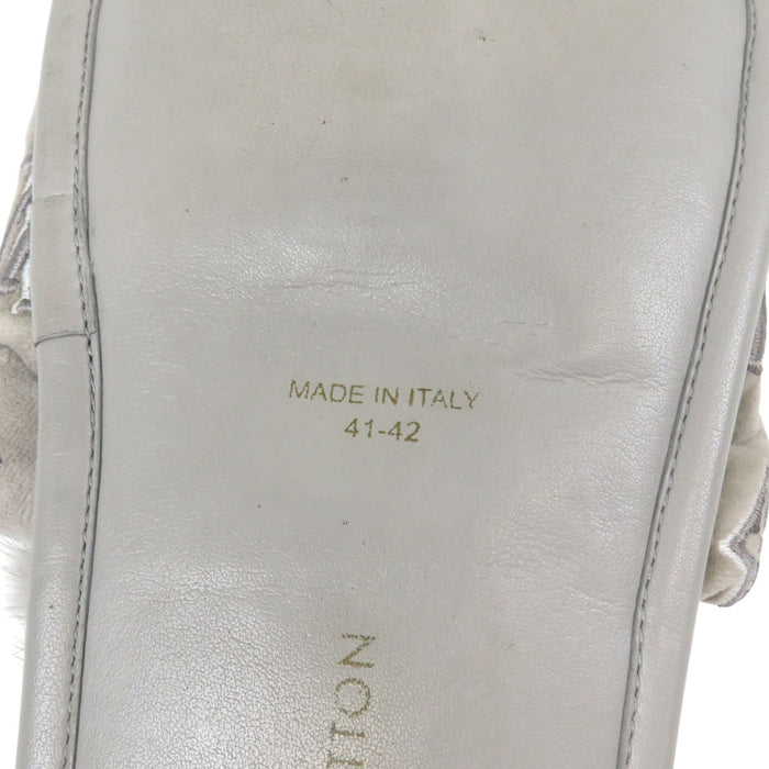 LOUIS VUITTON 
LV スリッパ ベロア ファー 
スイートライン ミュール ルームシューズ 
モノグラム