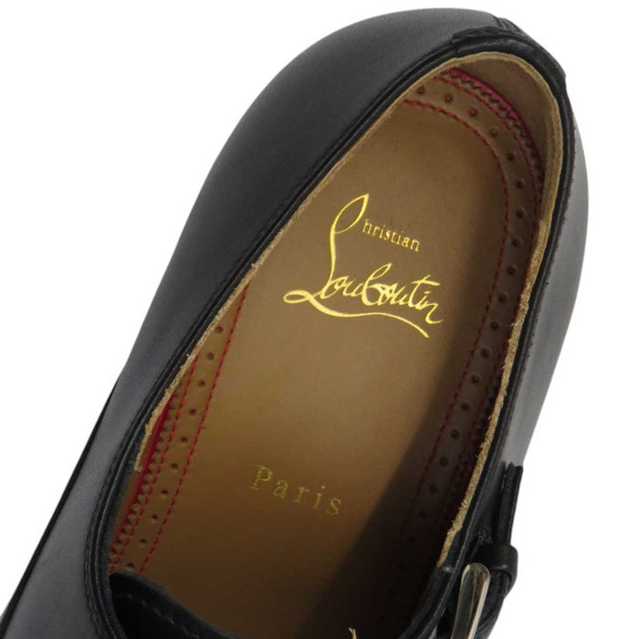 Christian Louboutin
Single Strap Metal Studs
Monk Strap Leather Studs Shoes