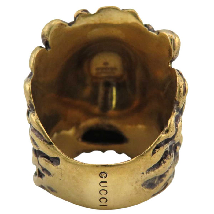 GUCCI 
GP 
Lion Head Ring
