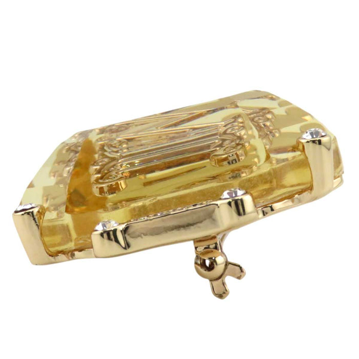 MAX MARA 
70th Anniversary Holiday Collection MAGIC Max Mara Gram 
70th Crystal Rhinestone Pin Brooch