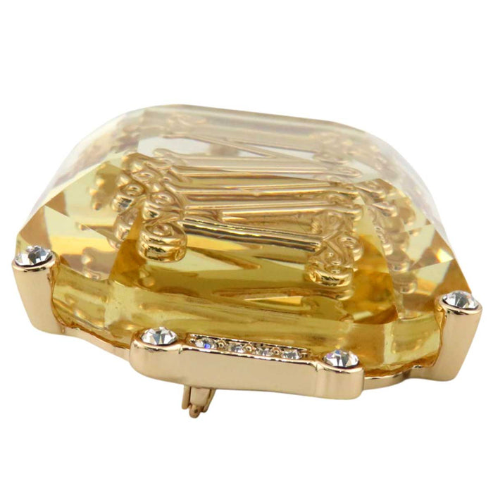 MAX MARA 
70th Anniversary Holiday Collection MAGIC Max Mara Gram 
70th Crystal Rhinestone Pin Brooch
