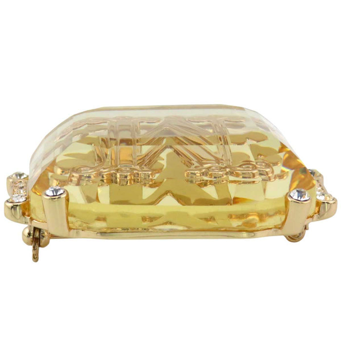 MAX MARA 
70th Anniversary Holiday Collection MAGIC Max Mara Gram 
70th Crystal Rhinestone Pin Brooch