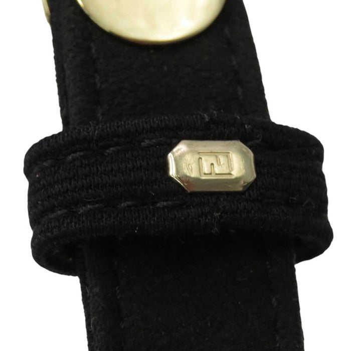 FENDI 
FF GP ゴールドカラーメタル 
ロゴ フェンディ オーロック コーデュロイ ベルト