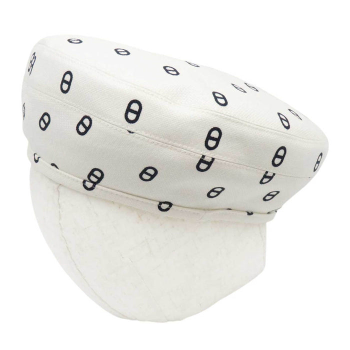 HERMES
Logo Ash H Series Button Farandole
Saint-Honoré Chaîne d'Ancre Print Beret
