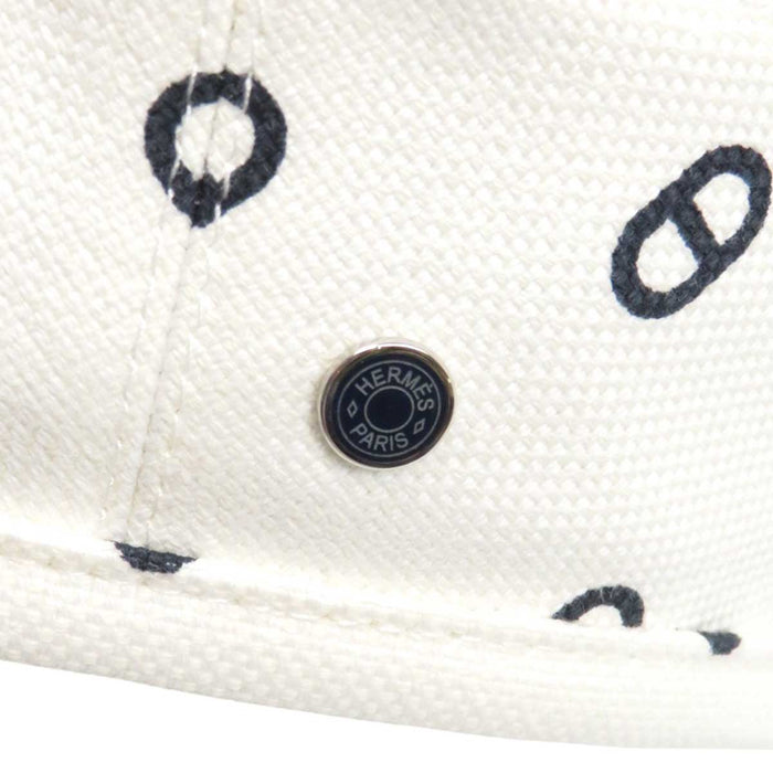 HERMES
Logo Ash H Series Button Farandole
Saint-Honoré Chaîne d'Ancre Print Beret