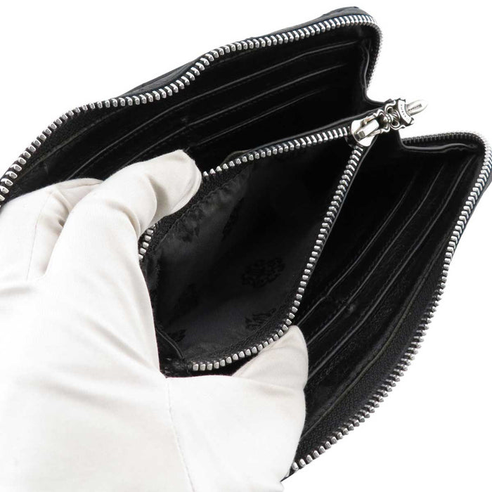 CHROME HEARTS
CH Scroll Label Dagger Zip Leather
REC F ZIP #2 Cemetery Cross Quilted Wallet