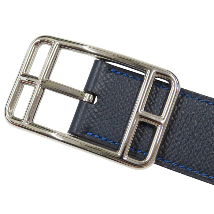 HERMES
Gravure U Fabriqué en 2022 Métal couleur argent
Boucle Cape Cod réversible Ceinture 32MM