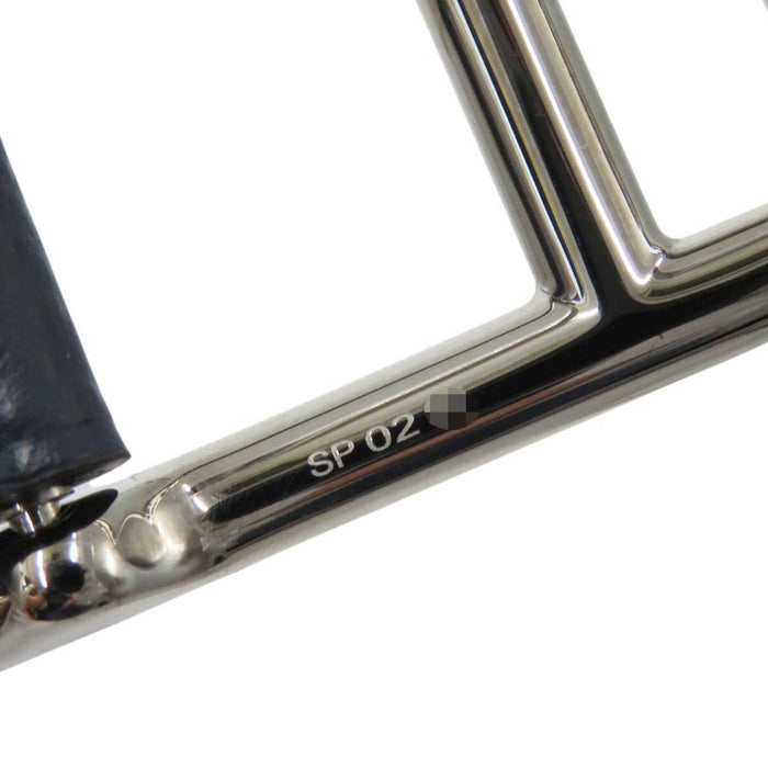 HERMES 
U刻印 2022年製造 シルバーカラーメタル 
ケープコッド バックル リバーシブル ベルト 32MM