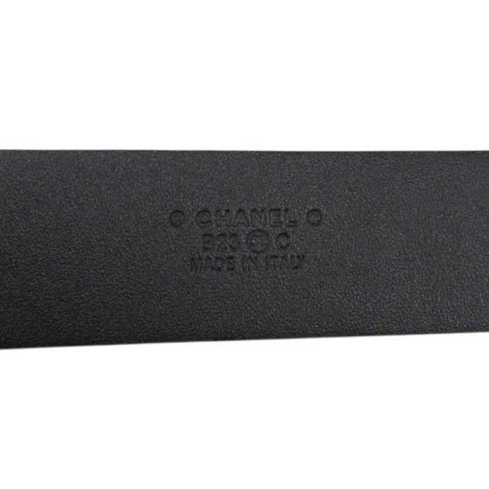 CHANEL 
B23C ロゴ COCO CC シルバーカラーメタル 
ココマーク バックル レザーベルト