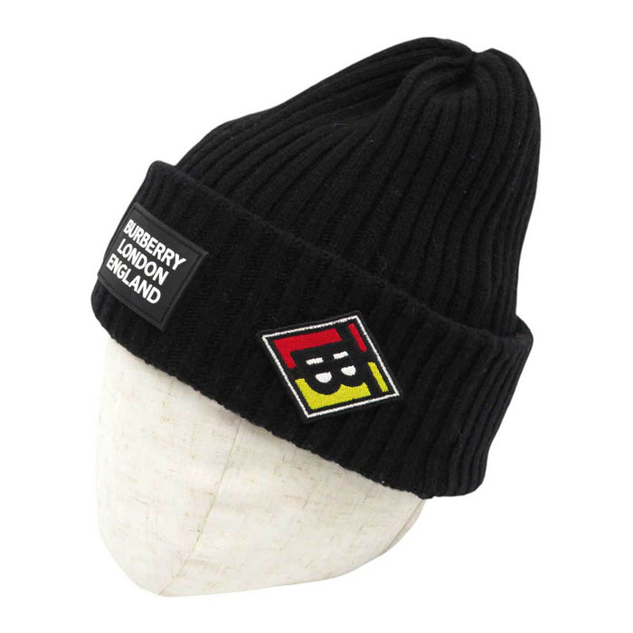BURBERRY 
Lana 
Berretto lavorato a maglia con logo patch