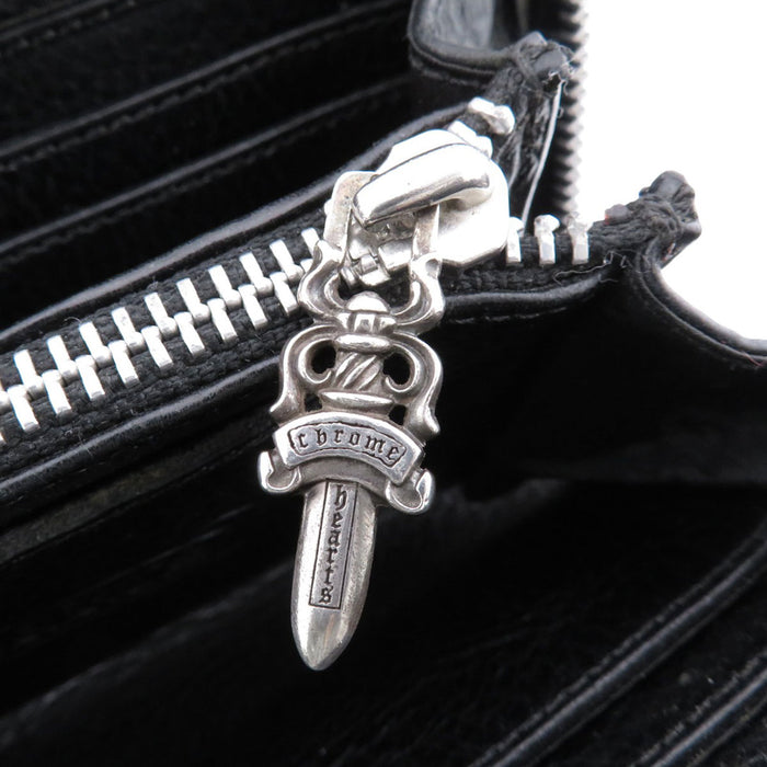 CHROME HEARTS
CH Scroll Label Dagger Zip Leather
REC F Zip #2 Cemetery Cross Quilted Wallet