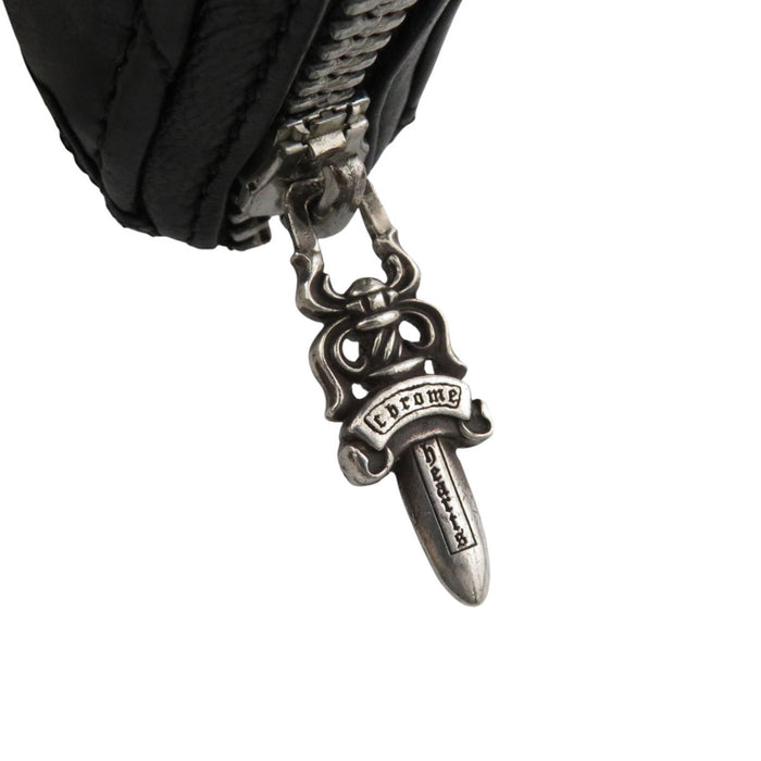 CHROME HEARTS
CH Scroll Label Dagger Zip Leather
REC F Zip #2 Cemetery Cross Quilted Wallet
