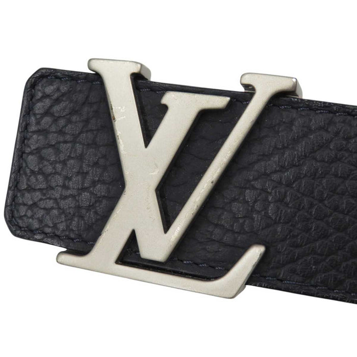 LOUIS VUITTON 
ロゴ マットシルバーカラーメタル 
LV イニシャル バックル リバーシブル ベルト 40MM