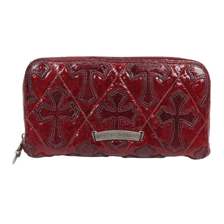 CHROME HEARTS 
CH ダガージップ レザー 
セメタリークロス キルティング ウォレット CHROME HEARTS -Authentic Pre-owned 長財布 by TS Trading Co., Ltd.