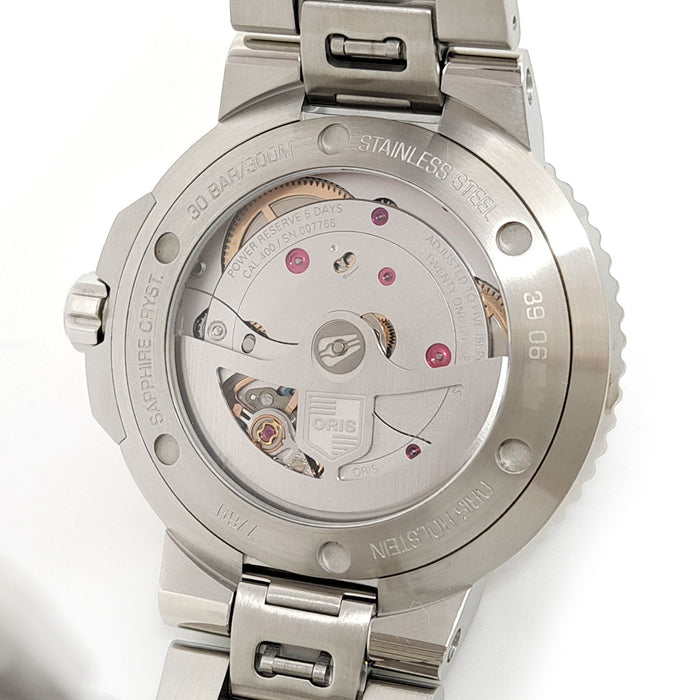 ORIS 
Aquis Data Calibro 400 
Con scatola e garanzia