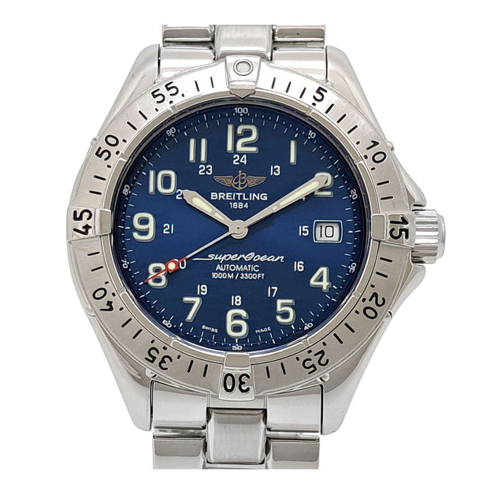 BREITLING 
Superocean révisé 
Avec boîte et garantie