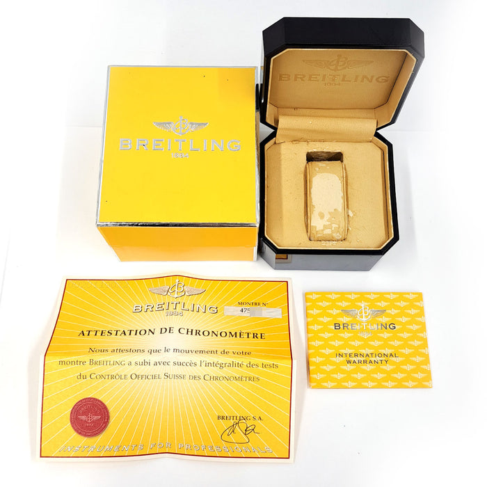 BREITLING 
Superocean Overhauled 
With box and warranty card