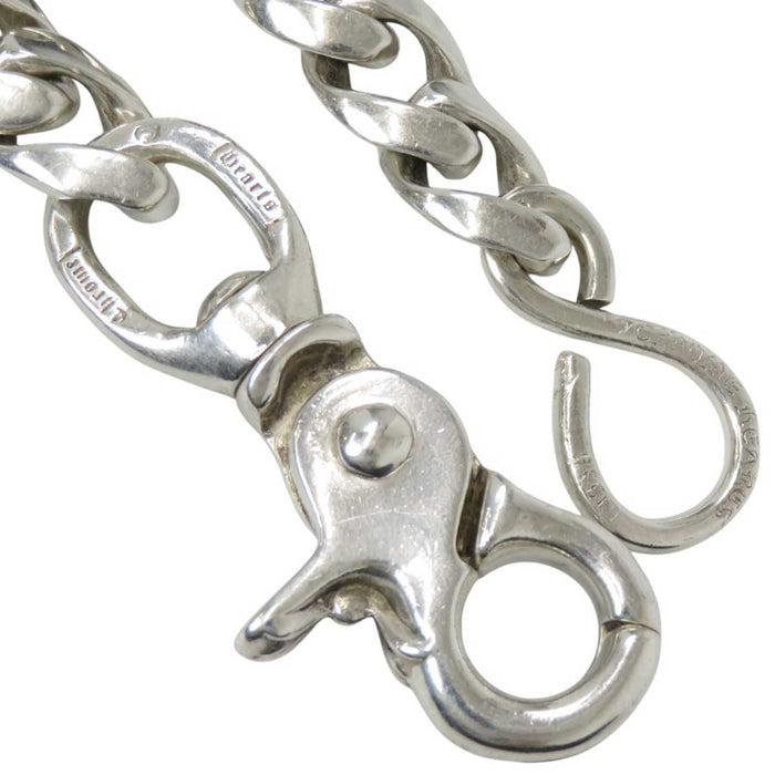 CHROME HEARTS 
CH クロス シルバー 喜平 
クラシック ウォレットチェーン ロング 1クリップ