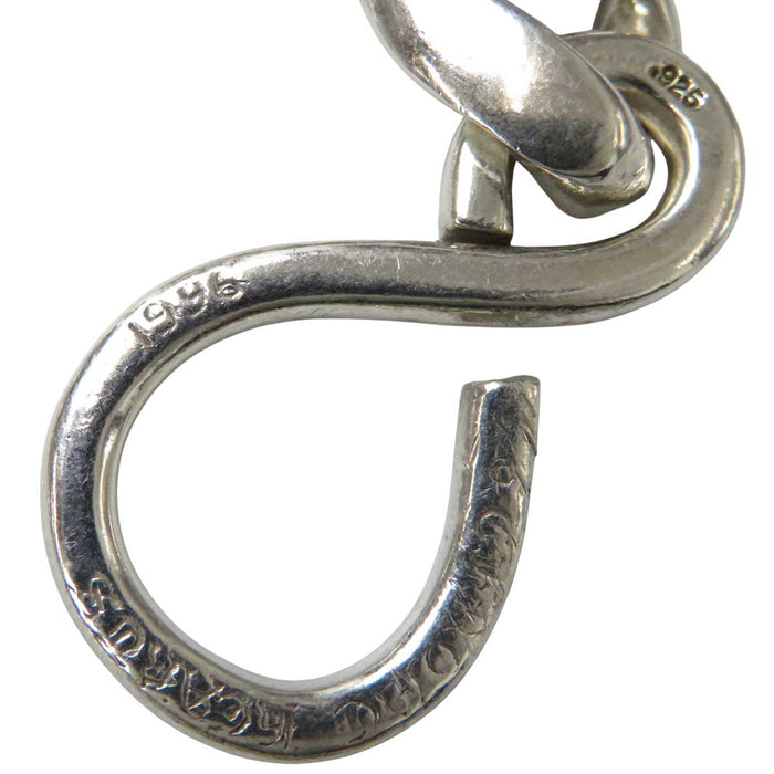 CHROME HEARTS 
CH クロス シルバー 喜平 
クラシック ウォレットチェーン ロング 1クリップ