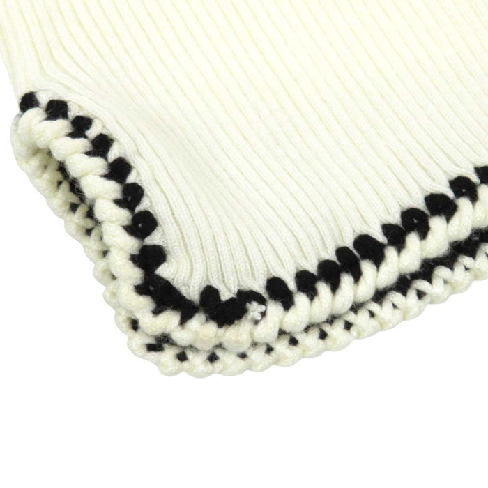 CHANEL
COCO CC Patch Wool
Coco Mark Long Sleeve Rib Knit