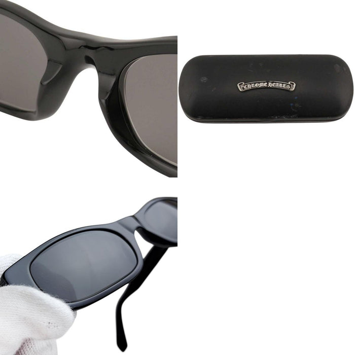 CHROME HEARTS 
CH Logo Eyewear Cross Silver 
IRON WOOD Sunglasses