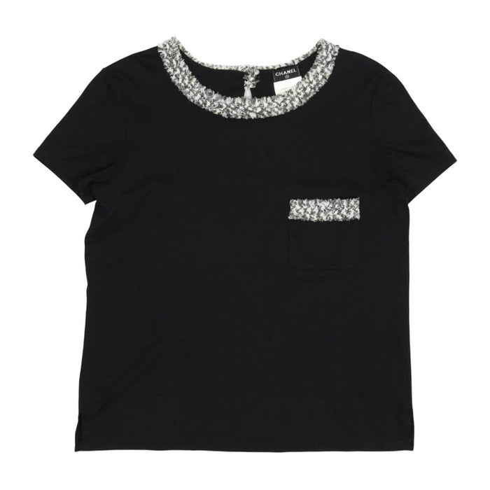 CHANEL 
COCO CC コットン 
ココマーク ストレッチ ショートスリーブ カットソー