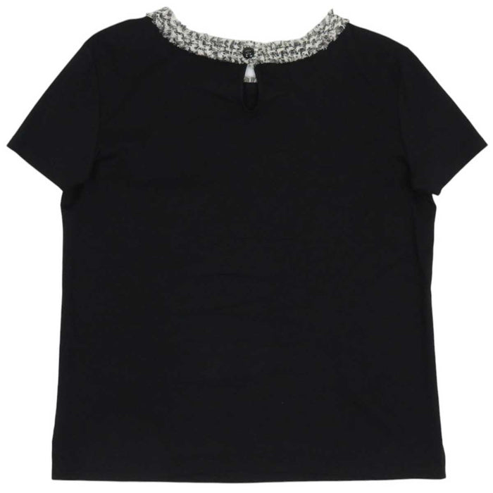 CHANEL 
COCO CC コットン 
ココマーク ストレッチ ショートスリーブ カットソー