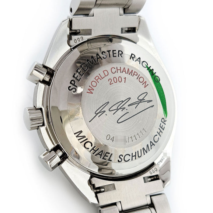 OMEGA 
スピードマスター レーシング ミハエル・シューマッハ クロノグラフ 
ギャラ付