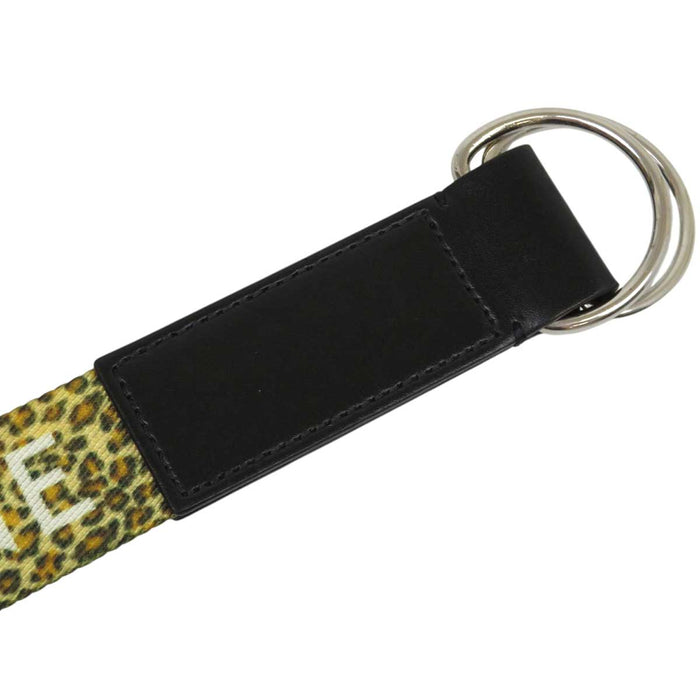 CELINE 
ロゴ 
レオパード ダブルリング ベルト