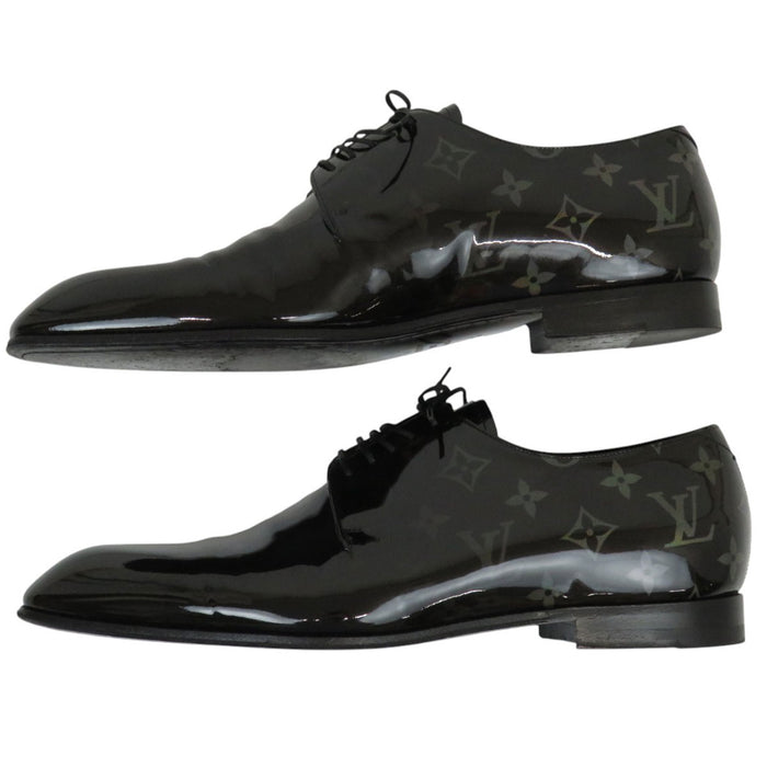 LOUIS VUITTON 
LV ロゴ レースアップ パテントレザー 
ヴァンドーム ライン ダービー ビジネスシューズ 
モノグラム