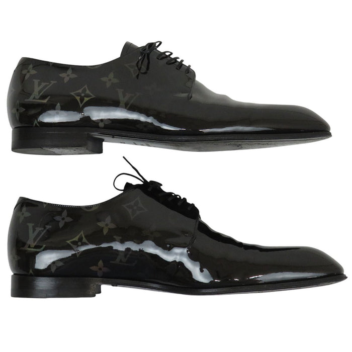 LOUIS VUITTON 
LV ロゴ レースアップ パテントレザー 
ヴァンドーム ライン ダービー ビジネスシューズ 
モノグラム