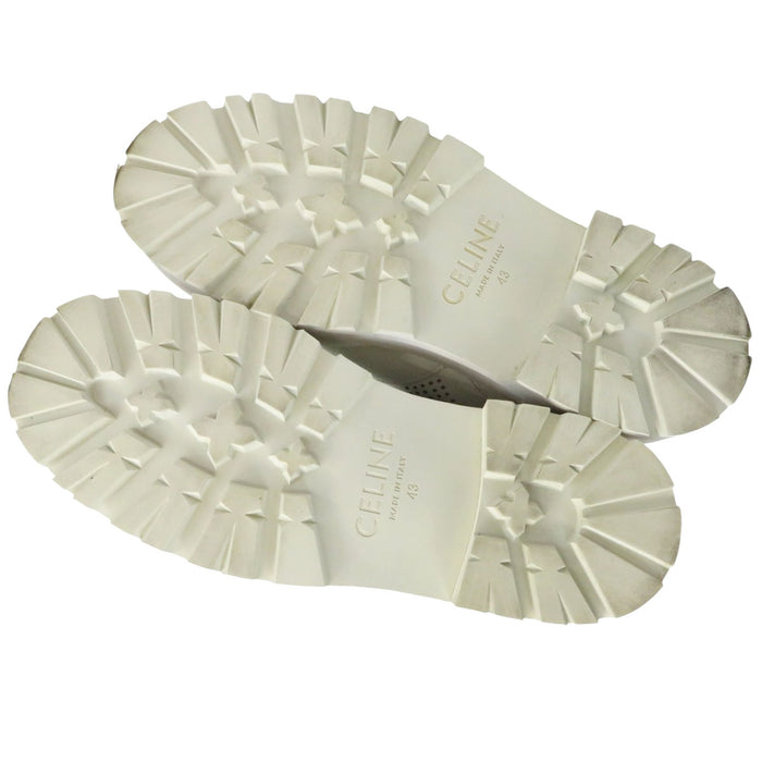CELINE 
BULKY TRAINER ロゴ レザー レースアップ 
バルキー ハイカット スニーカー
