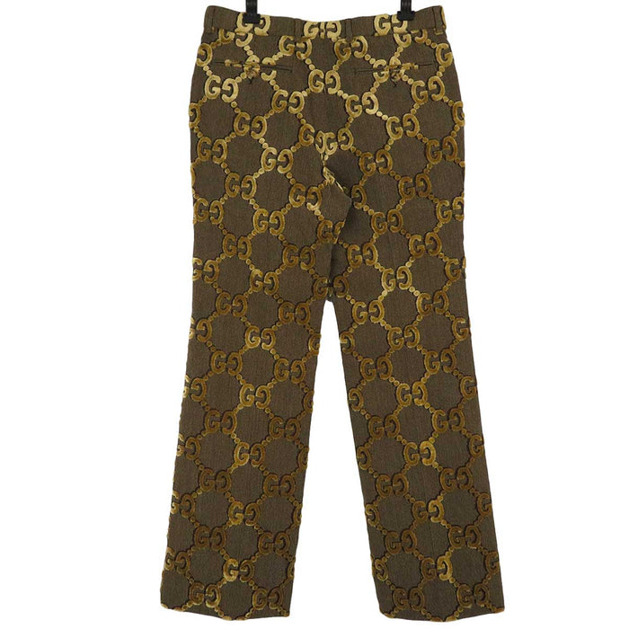 GUCCI
All-over pattern
Jumbo GG center-press slacks pants