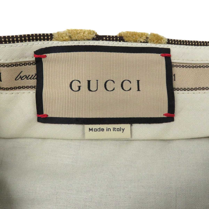GUCCI
All-over pattern
Jumbo GG center-press slacks pants