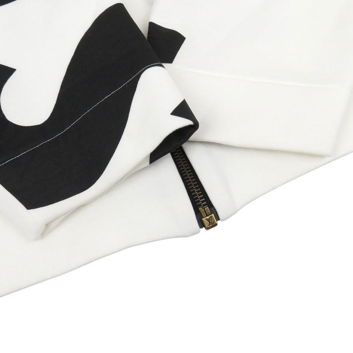 LOUIS VUITTON 
24SS LV ロゴ スウェット コットン 
シグネチャー スリーブ ジップアップ フーディ