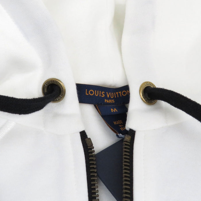 LOUIS VUITTON 
24SS LV ロゴ スウェット コットン 
シグネチャー スリーブ ジップアップ フーディ