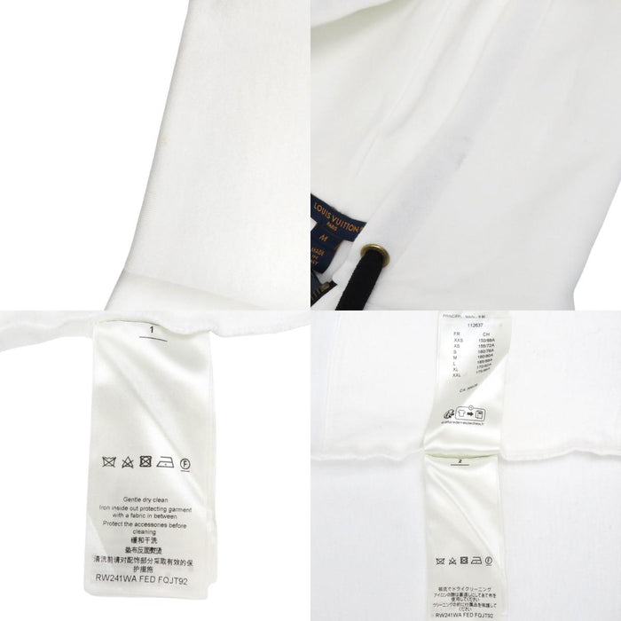 LOUIS VUITTON 
24SS LV Logo Sweat Cotton 
Signature Sleeve Zip-up Hoodie
