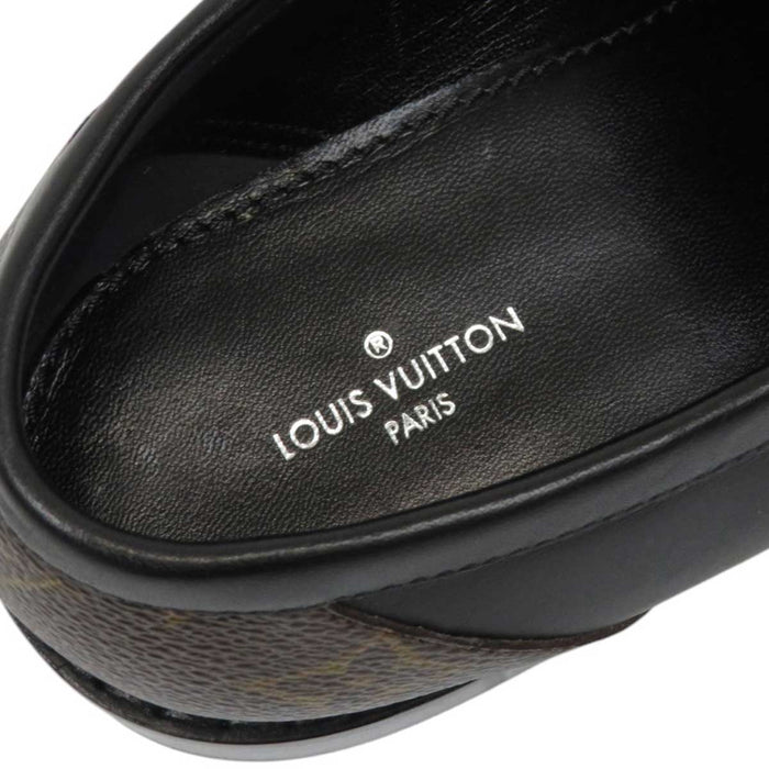 LOUIS VUITTON
2019 LV Logo Monogram Gold Color Metal
Academy Line Bicolor Loafers