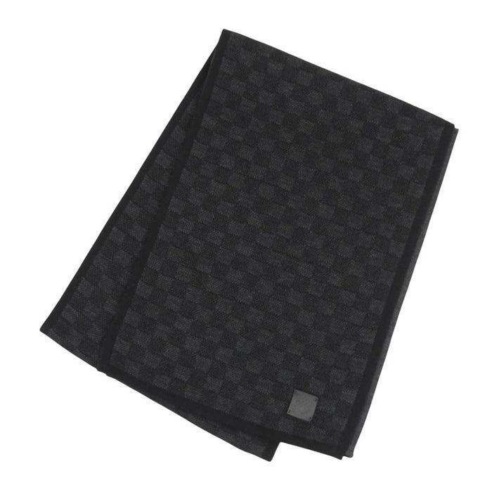 LOUIS VUITTON 
LV ロゴ ウール 
マフラー･ネオ プティ ダミエ