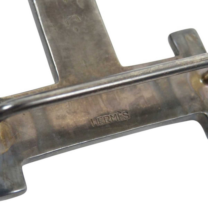 HERMES 
□F刻印 Hベルト アッシュ ロゴ 32MM シルバーカラー金具 
H トゥアレグ リバーシブル ベルト