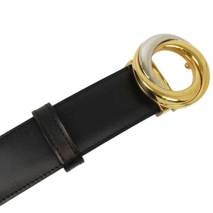 CARTIER 
レザー 
トリニティ バックル ベルト