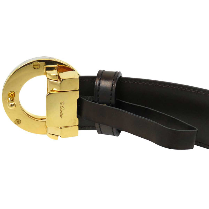 CARTIER 
Cuir 
Ceinture à boucle Trinity