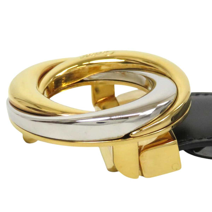 CARTIER 
レザー 
トリニティ バックル ベルト