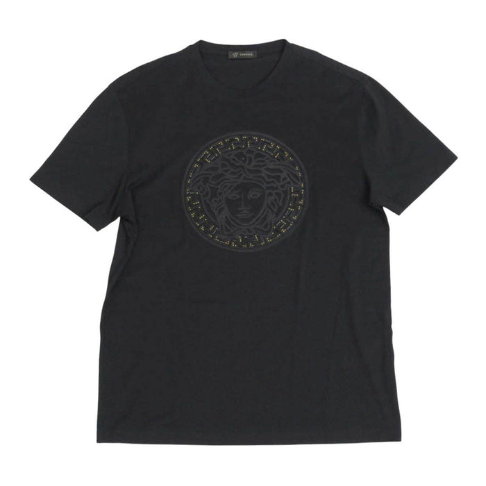 VERSACE 
Logo Cotone 
T-shirt Medusa con Borchie