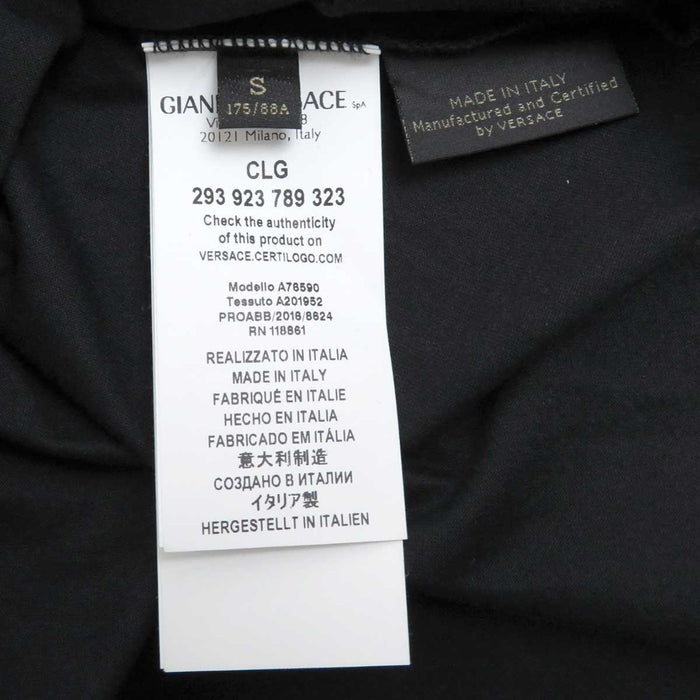 VERSACE 
Logo Cotone 
T-shirt Medusa con Borchie
