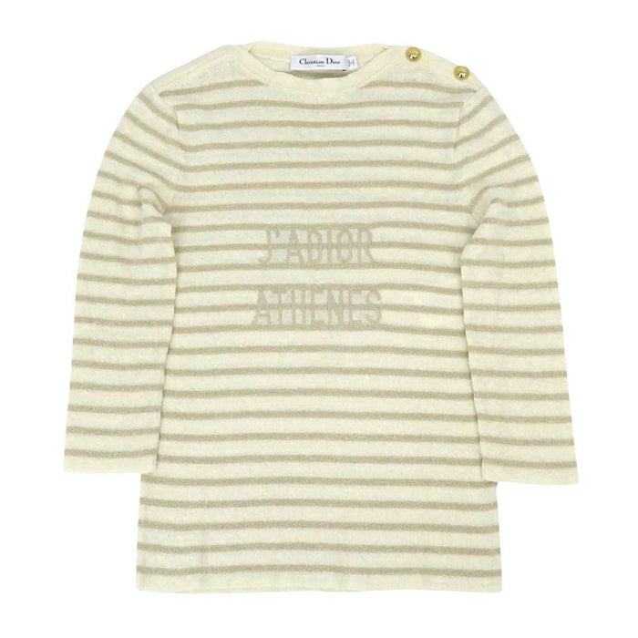 Dior 
ロゴ カシミヤ シルク リネン 
J'ADIOR ボーダー ラメ ニット