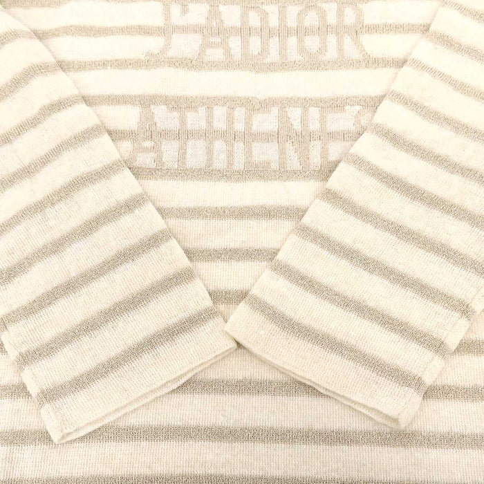 Dior 
ロゴ カシミヤ シルク リネン 
J'ADIOR ボーダー ラメ ニット