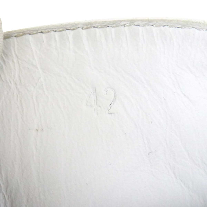 HERMES 
ロゴ H アッシュ レザー レースアップ 
ゲット スニーカー