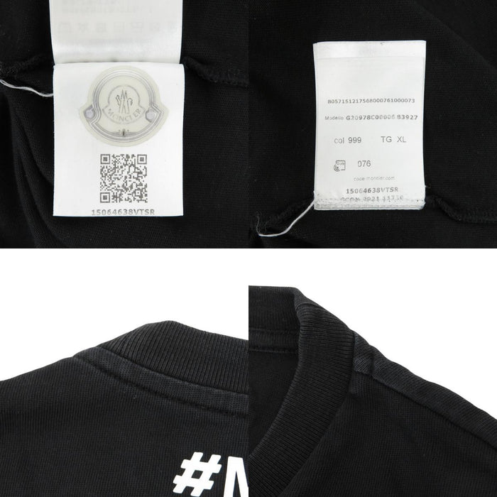 MONCLER 
コットン 2021年製 
SS TSHIRT ロゴ パッチ Tシャツ