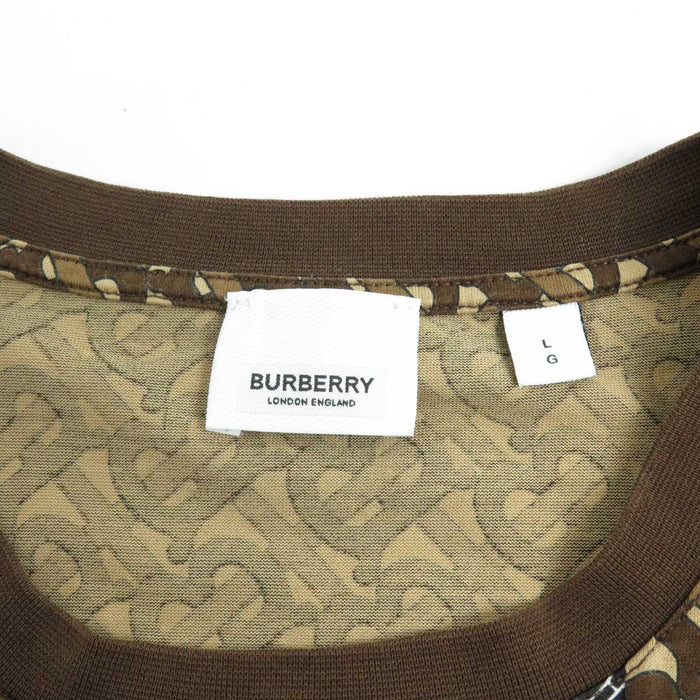 BURBERRY 
ロゴ 総柄 コットン 
TB モノグラム Tシャツ